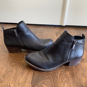 Lucky Black Ankle Boots
